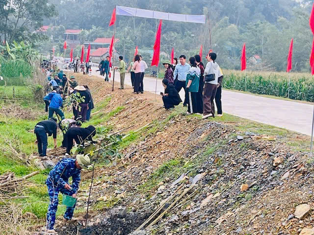  Đức Minh ra quân trồng hơn 1.000 cây xanh 