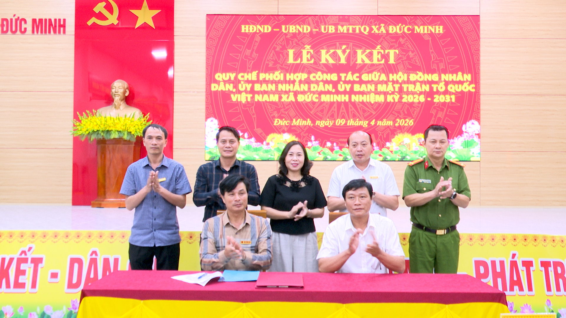 Đức Minh ký kết các chương trình phối hợp công tác năm 2026 và nhiệm kỳ 2026–2031