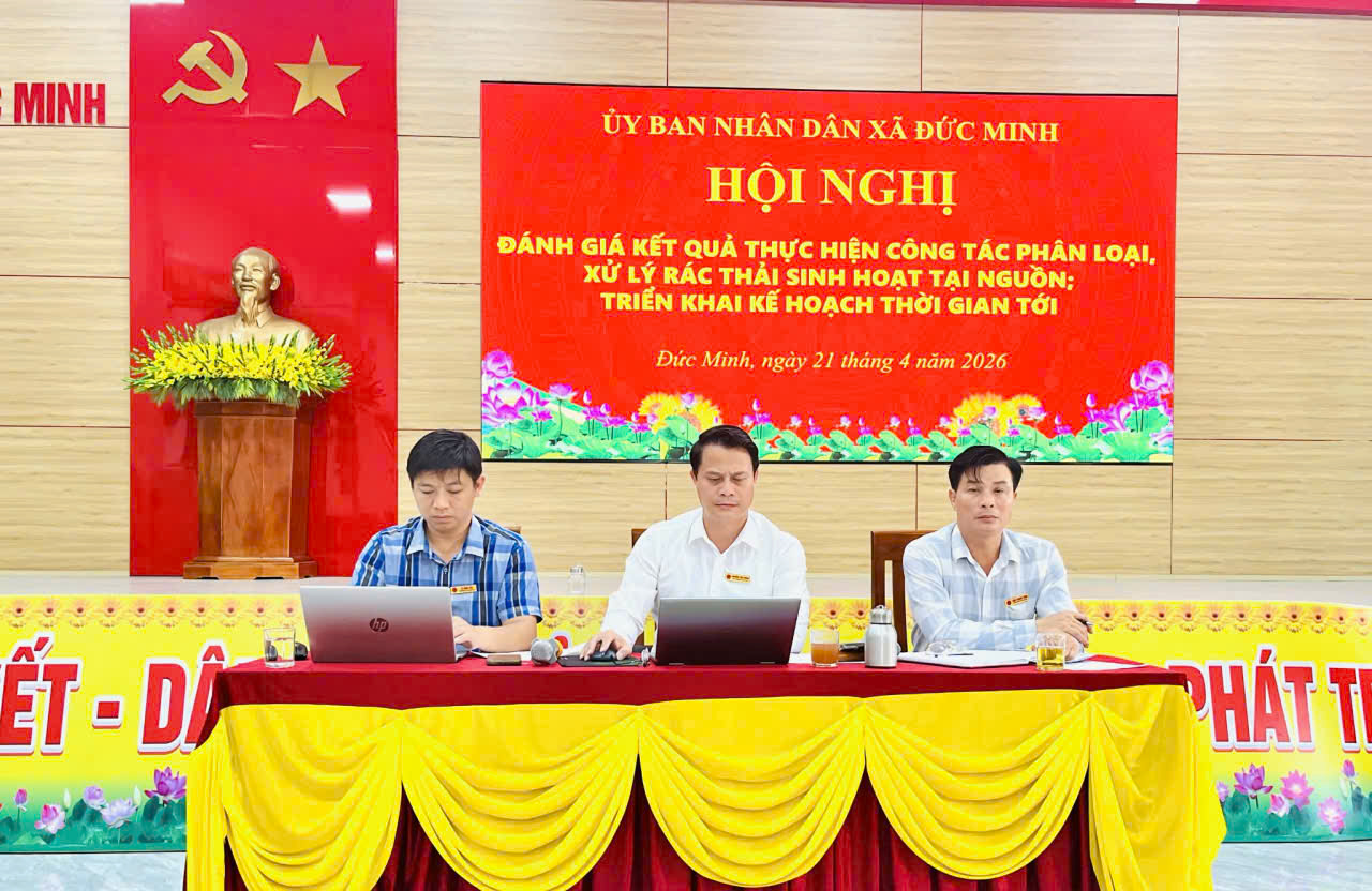 Đức Minh: Quyết liệt tập trung bàn giải pháp phân loại, xử lý rác thải 