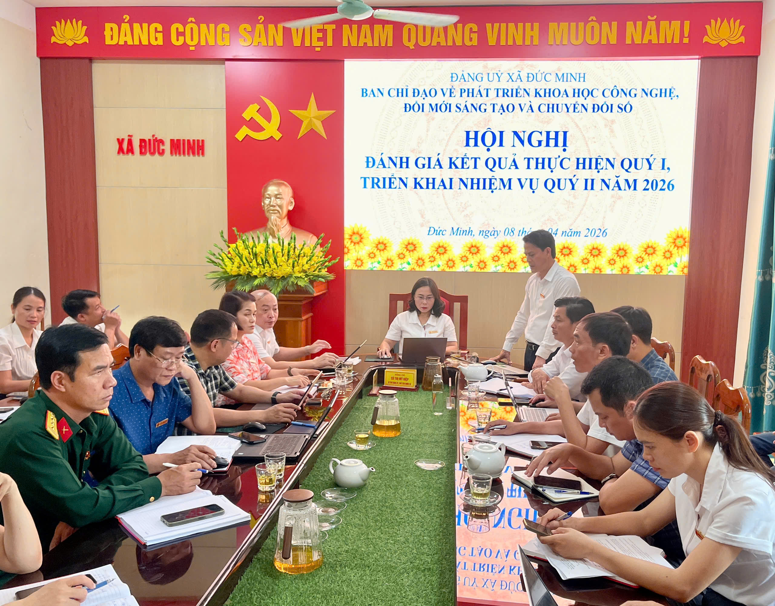 Đức Minh đẩy mạnh chuyển đổi số, triển khai nhiệm vụ quý II năm 2026