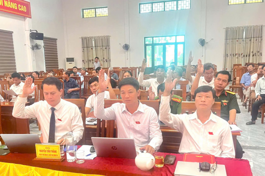 Kỳ họp thứ 3 HĐND xã Đức Minh quyết nghị nhiều nội dung quan trọng, thông qua Nghị quyết thành lập, sắp xếp thôn