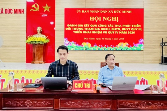 Đức Minh: Tập trung phát triển đối tượng tham gia BHXH, BHXH tự nguyện, BHYT những tháng cuối năm