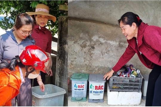 Đức Minh nhân rộng mô hình phân loại, xử lý rác thải sinh hoạt tại nguồn.