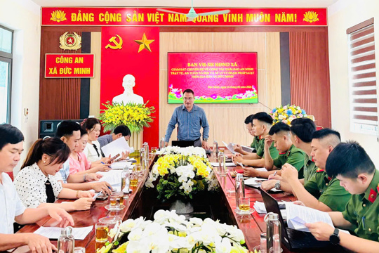 HĐND xã Đức Minh tổ chức giám sát chuyên đề năm 2026 