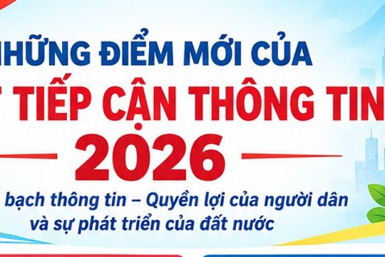Những điểm mới của Luật tiếp cận thông tin 2026