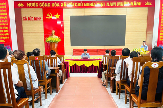 Đức Minh họp triển khai hỗ trợ khôi phục sản xuất vùng bị thiệt hại do thiên tai năm 2025 