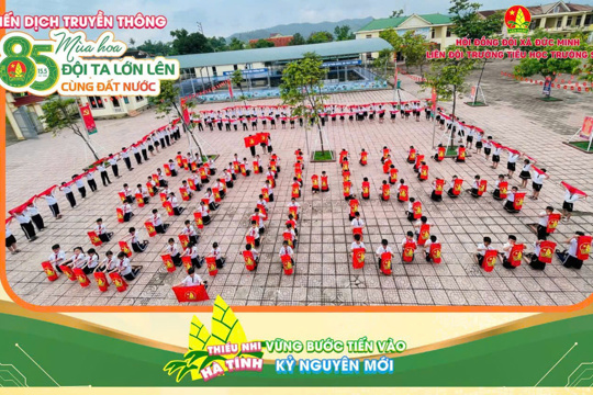 Mừng Đội ta 85 mùa hoa-Thiếu nhi Đức Minh tự hào tiến bước