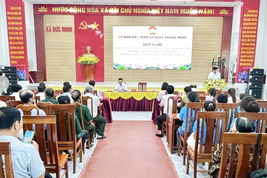 Đức Minh: Phát huy sức mạnh khối đại đoàn kết, triển khai hiệu quả công tác Mặt trận