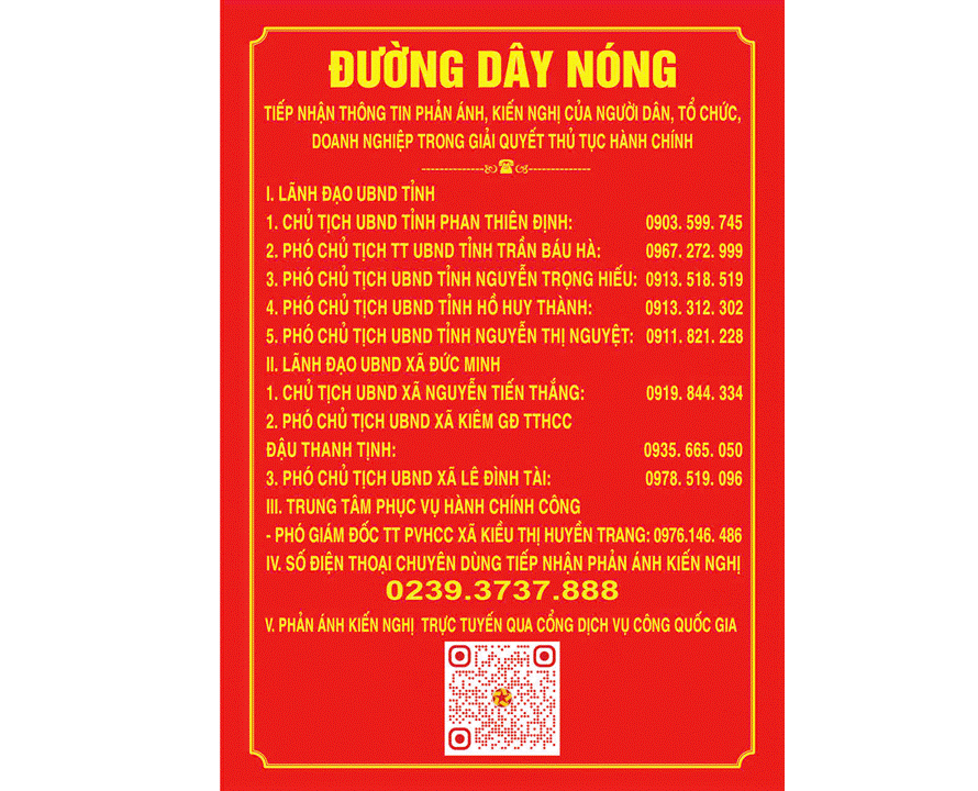 Nội dung và địa chỉ tiếp nhận xử lý phản ánh, kiến nghị trên địa bàn tỉnh Hà Tĩnh