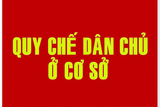 Quyết định ban hành Quy chế thực hiện dân chủ ở xã Đức Minh