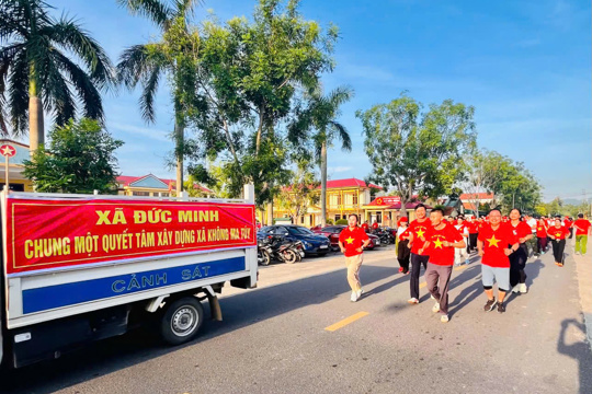 Đức Minh: Hơn 400 người lan tỏa thông điệp "Chung một quyết tâm – Vì cộng đồng không ma túy"