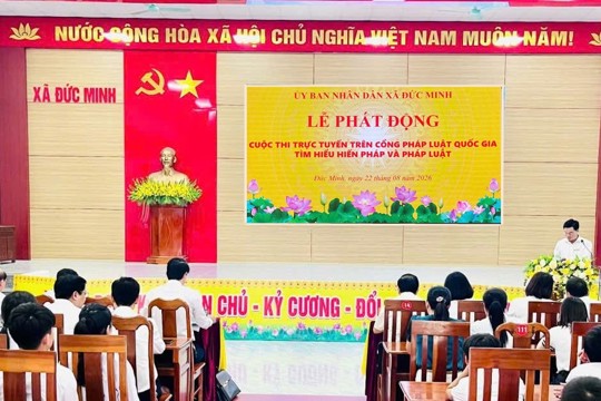 Đức Minh phát động Cuộc thi trực tuyến “Tìm hiều về Hiến pháp và pháp luật trong kỷ nguyên số”