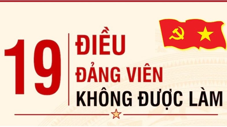 19 Điều đảng viên không được làm