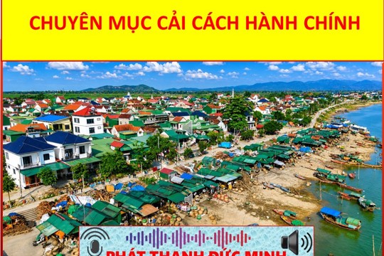 Chuyên mục cải cách hành chính T8