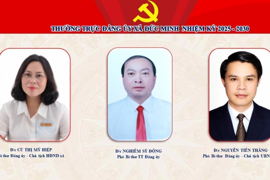 Lãnh đạo Đảng, Chính quyền xã Đức Minh