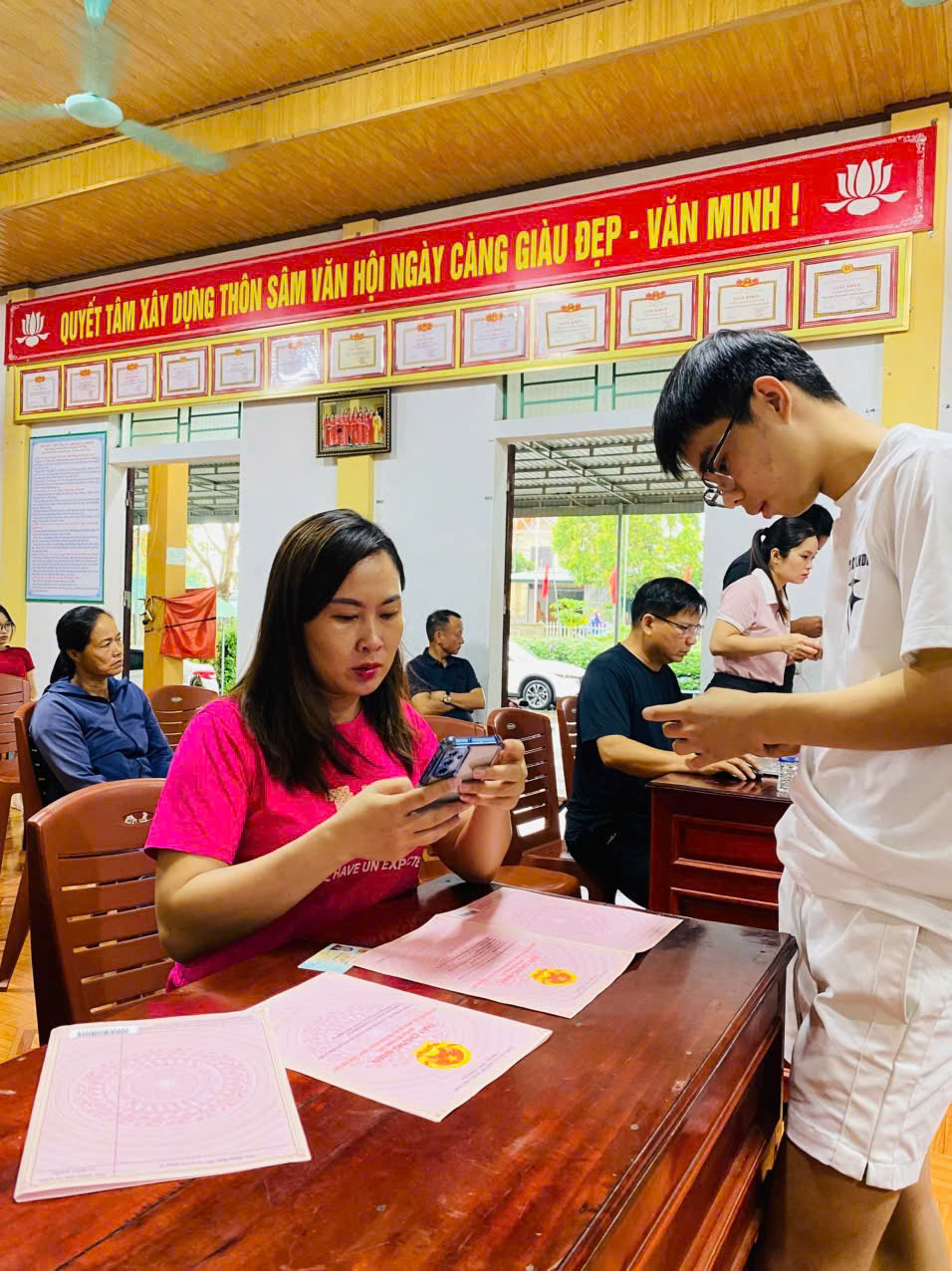 Thông báo của UBND xã về thực hiện chiến dịch 90 ngày xây dựng hoàn thiện dữ liệu đất đai 