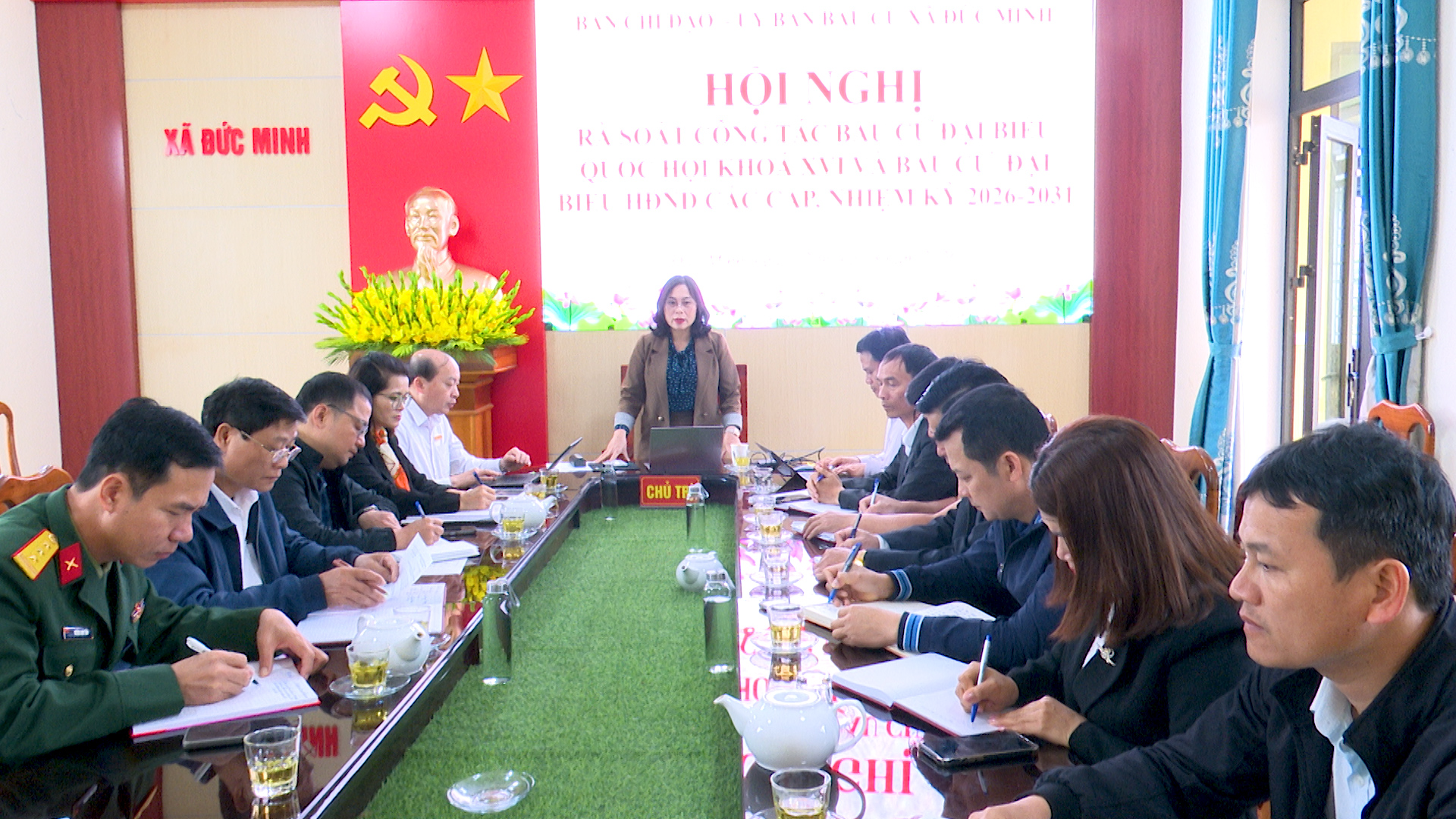 Đức Minh rà soát công tác chuẩn bị bầu cử đại biểu Quốc hội và HĐND các cấp