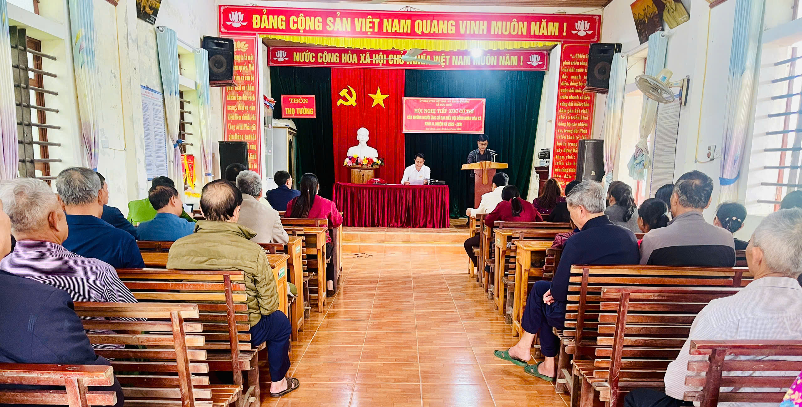 Đức Minh hoàn thành hội nghị lấy ý kiến cử tri vận động bầu cử tại 4 đơn vị bầu cử